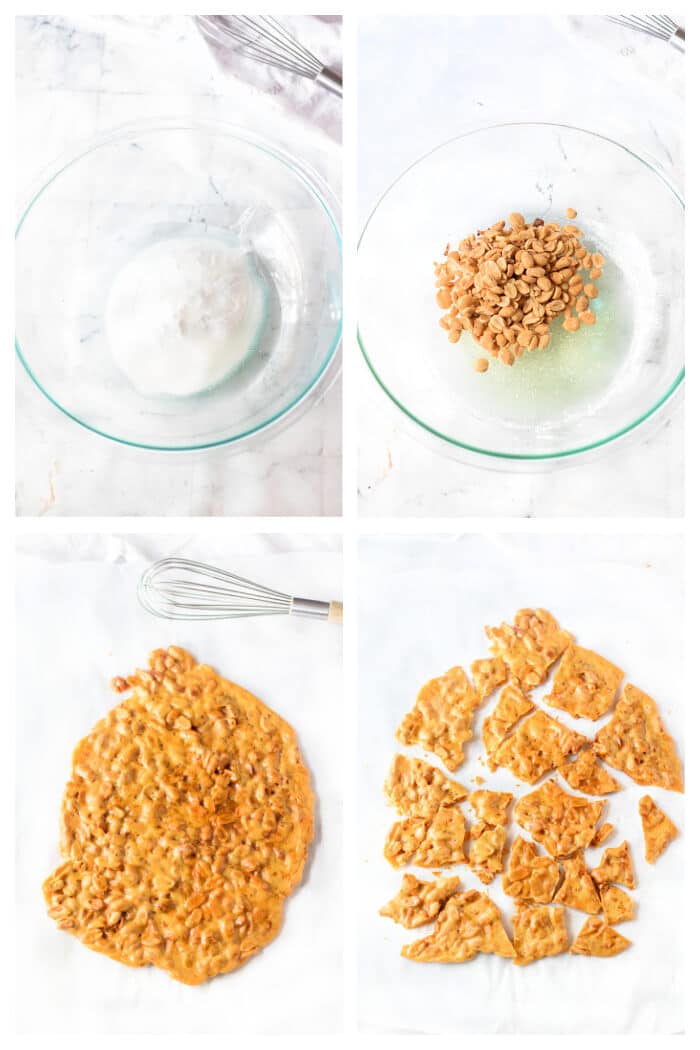 HOW TO MAKE MICROWAVE PEANUT BRITTLE