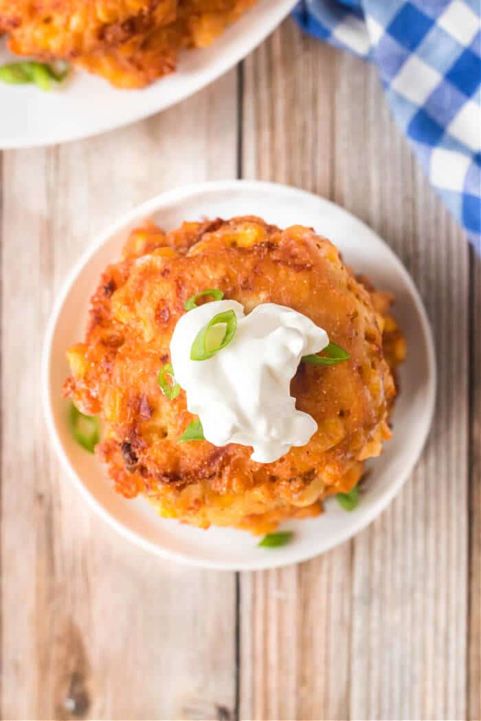 EASY CORN FRITTERS