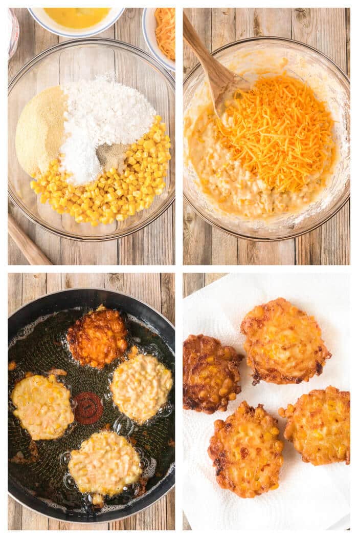 HOW TO MAKE CORN FRITTERS