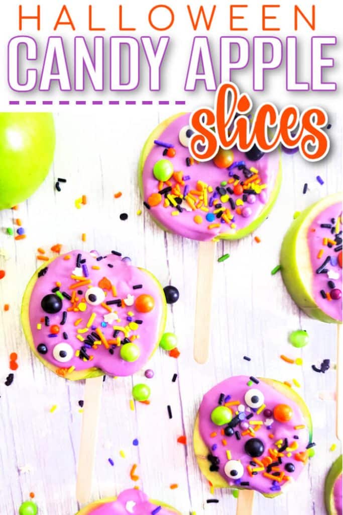 EASY HALLOWEEN CANDY APPLE SLICES