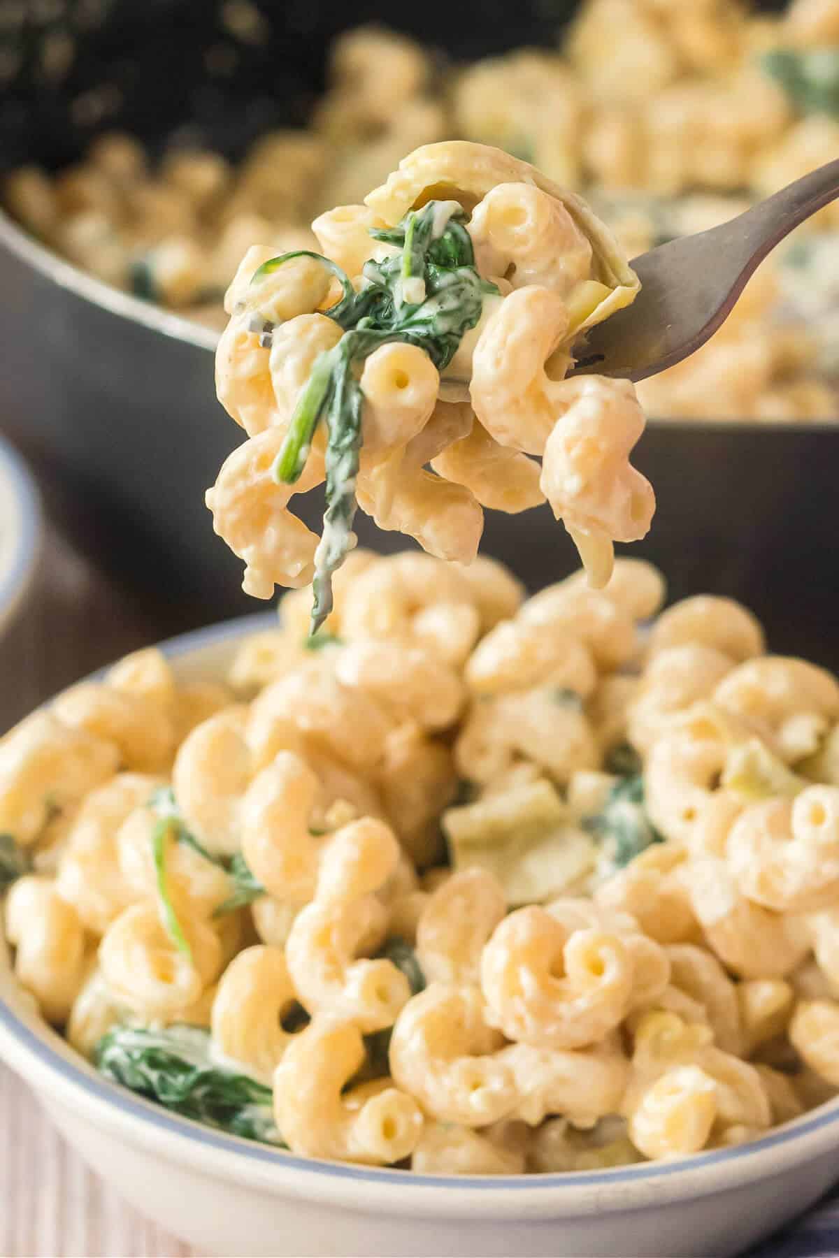 SPINACH ARTICHOKE PASTA RECIPE