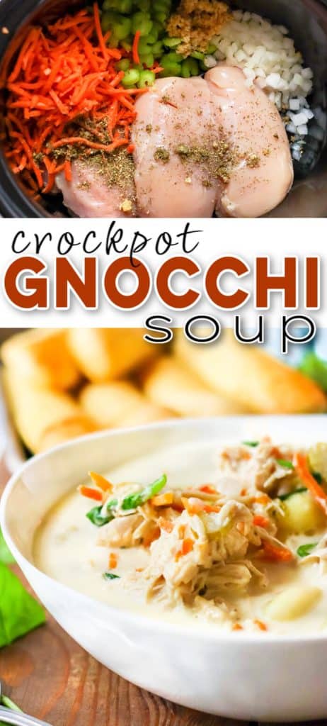 BEST CROCKPOT CHICKEN GNOCCHI SOUP