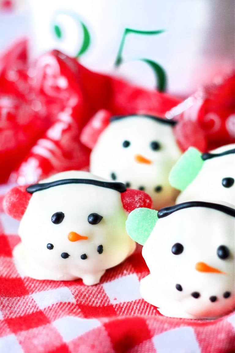 SNOWMAN BROWNIE BITES