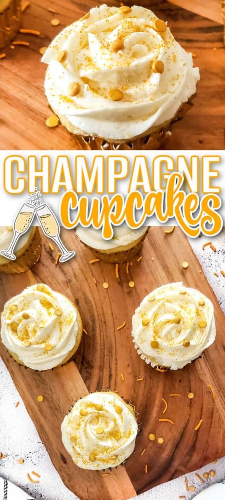 BEST CHAMPAGNE CUPCAKES