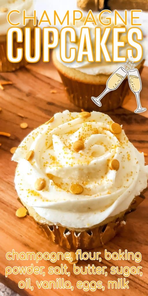 BEST CHAMPAGNE CUPCAKES RECIPE