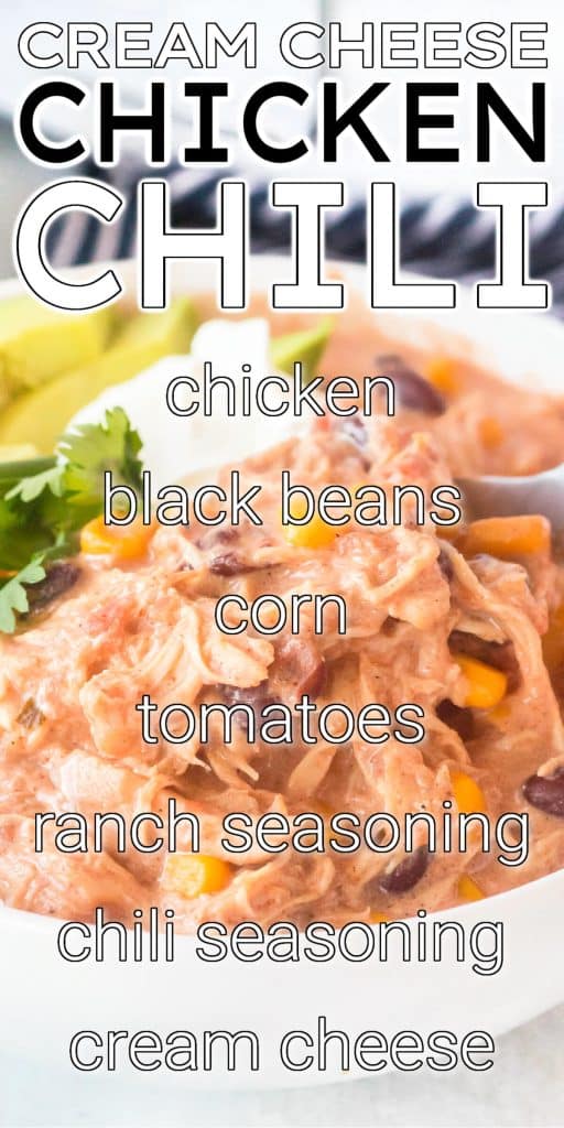 BEST CREAM CHEESE CHICKEN CHILI RECIPE
