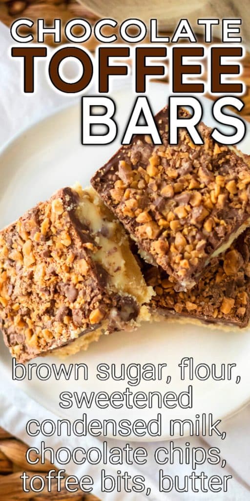 BEST RECIPE FOR CHOCOLATE TOFFEE BARS