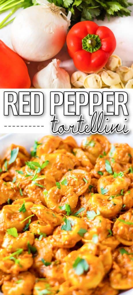 BEST ROASTED RED PEPPER TORTELLINI