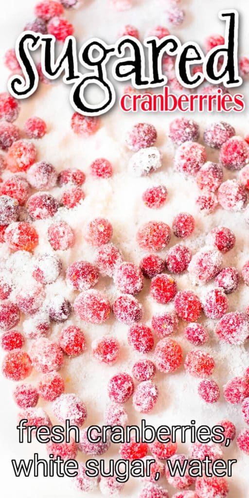 BEST SUGARED CRANBERRIES RECIPE
