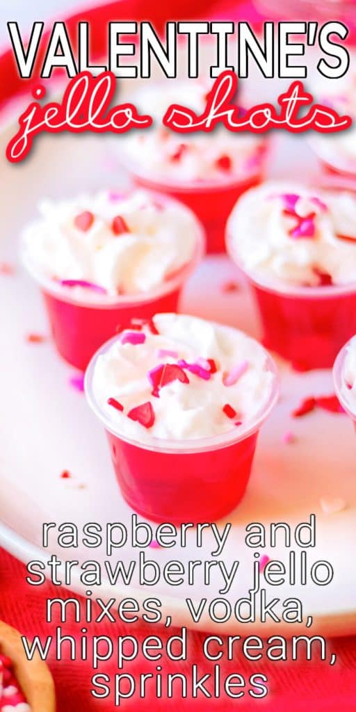BEST VALENTINE'S JELLO SHOT RECIPE