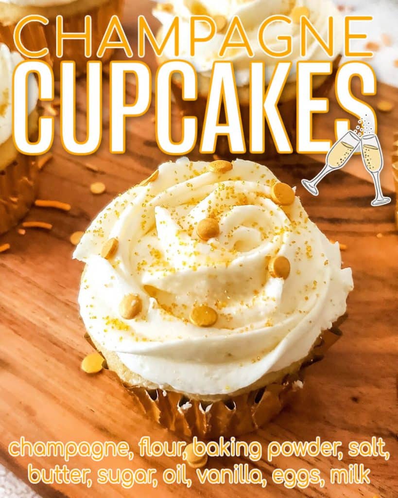 CHAMPAGNE CUPCAKES