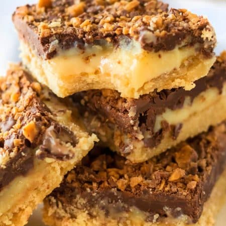 CHOCOLATE TOFFEE BARS