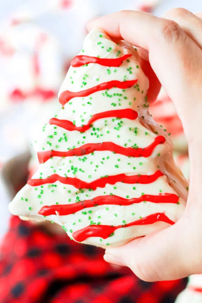 Peanut butter Christmas trees are fun treats peanut butter chocolate treats full of holiday cheer. They're even better than Reeses! COPYCAT REESES PEANUT BUTTER CHRISTMAS TREES