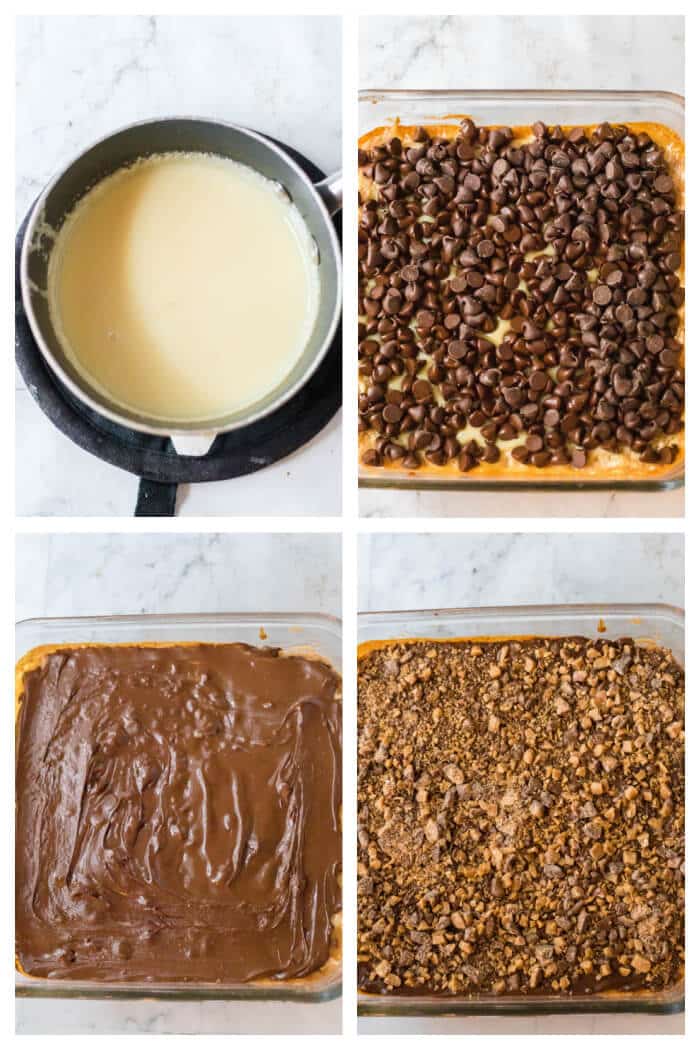 HOW DO YOU MAKE CHOCOLATE TOFFEE BARS