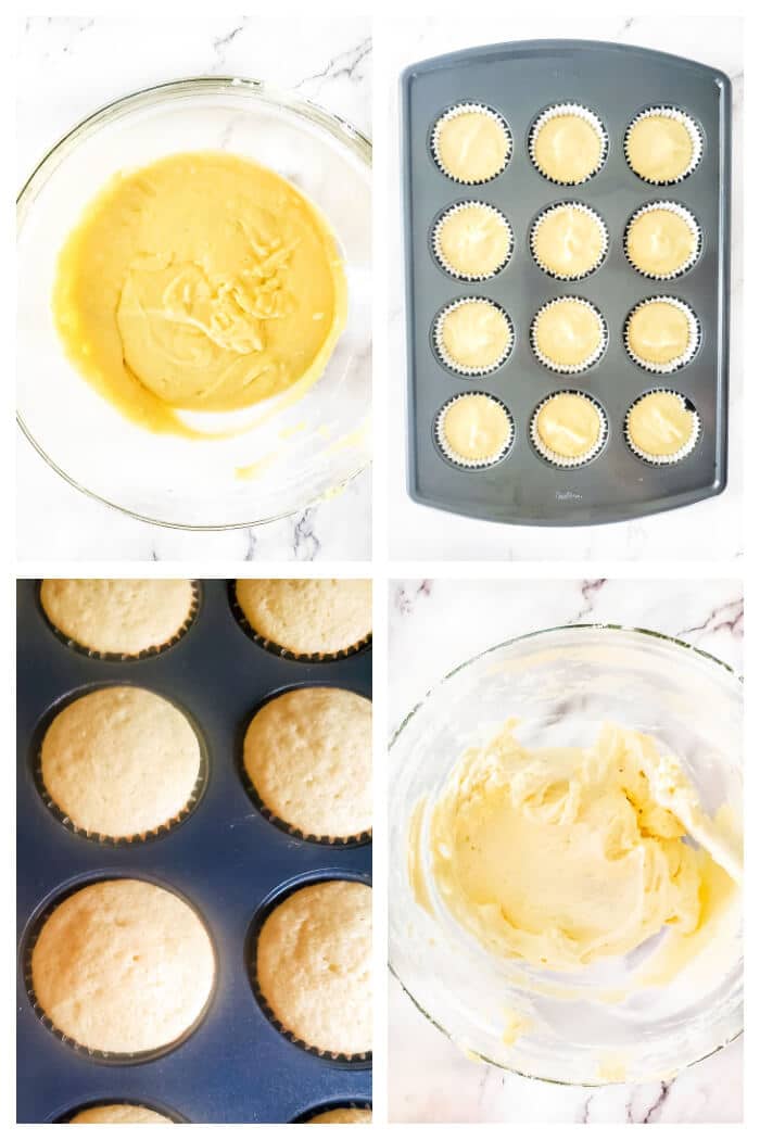 HOW TO MAKE CHAMPAGNE CUPCAKES
