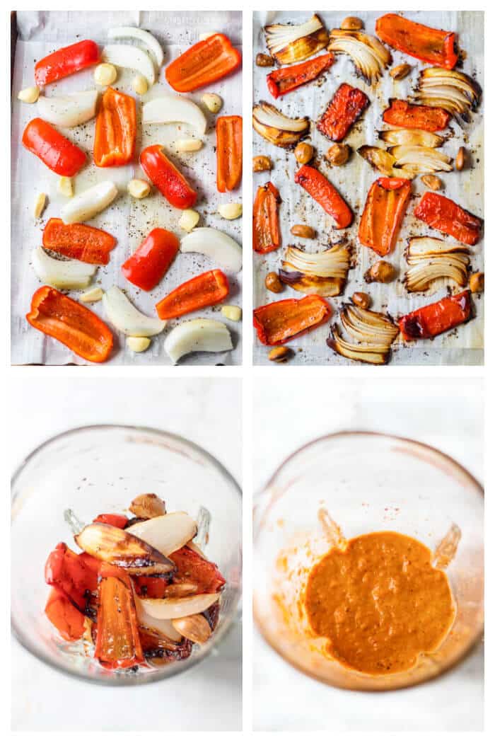 Roasted red pepper tortellini is a favorite dish made with red bell peppers, onion, garlic, and cheese tortellini! HOW TO MAKE ROASTED RED PEPPER TORTELLINI