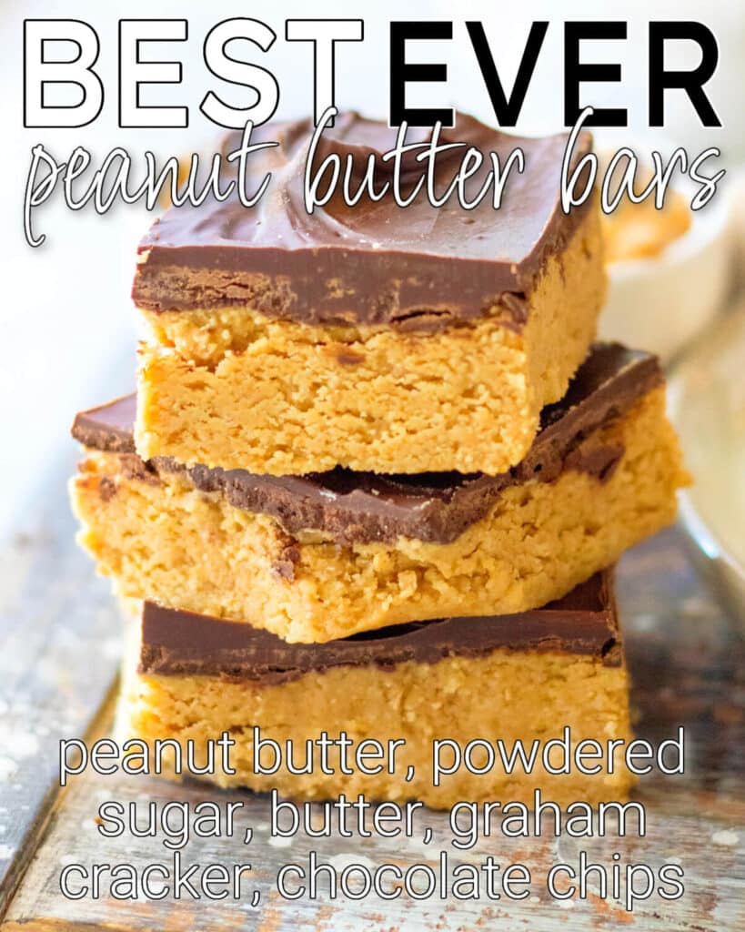 PEANUT BUTTER BARS