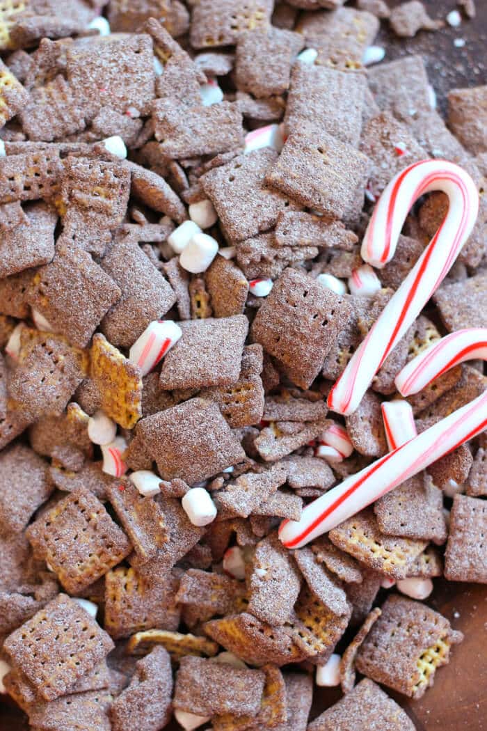 RECIPE FOR PEPPERMINT MOCHA PUPPY CHOW