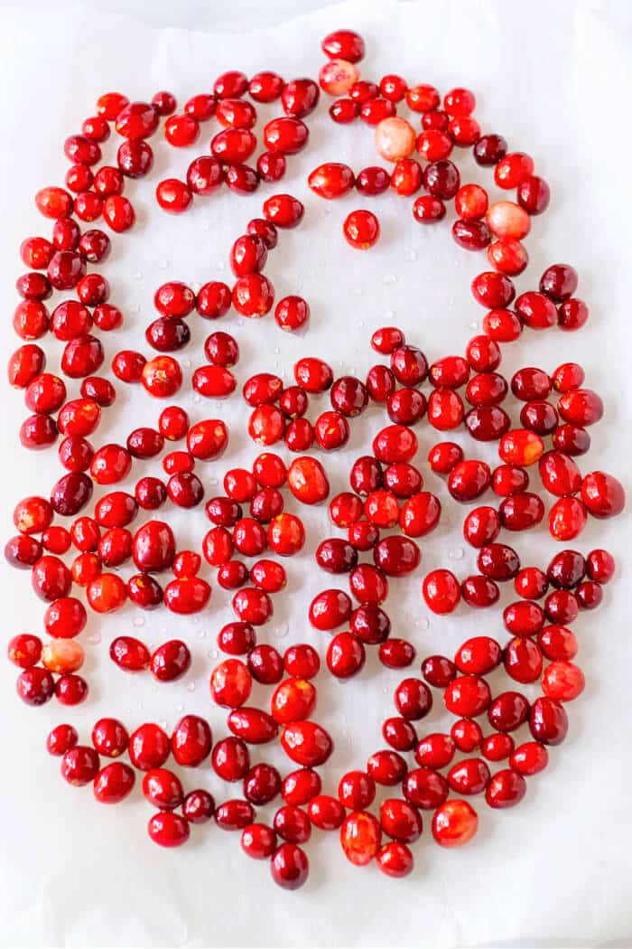 Sugared cranberries are incredibly easy to make, the perfect combo of sweet and tart and a beautiful garnish for your holiday recipes! SUGARED CRANBERRIES RECIPE