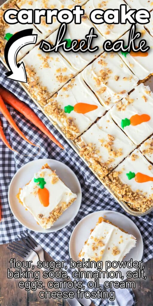 BEST CARROT CAKE SHEET CAKE RECIPE