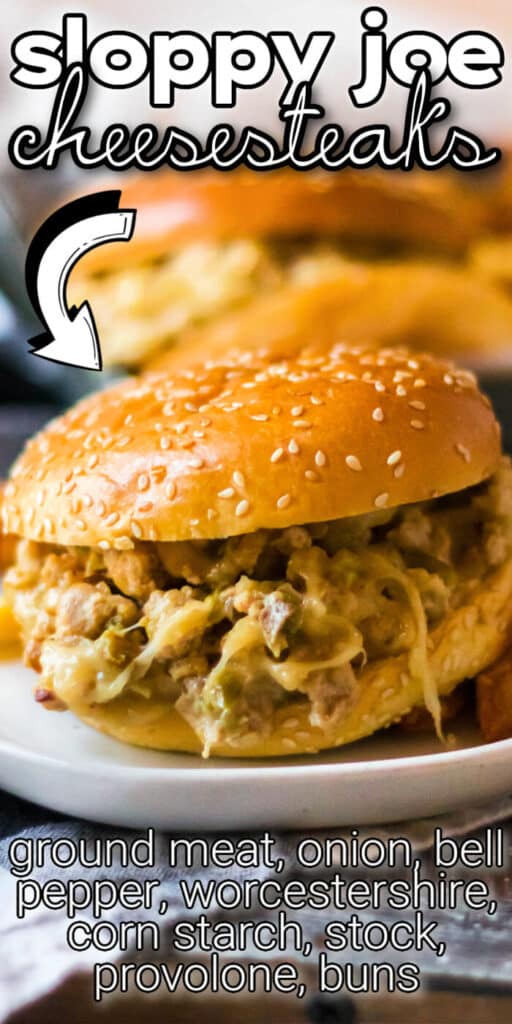 BEST CHEESESTEAK SLOPPY JOES RECIPE