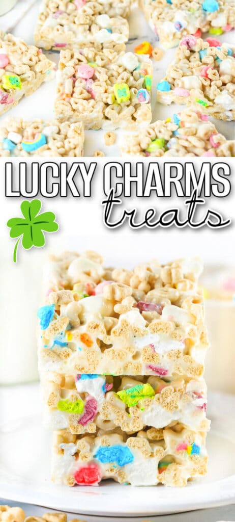 BEST LUCKY CHARMS RICE KRISPIE TREATS
