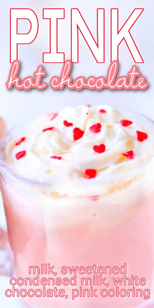BEST PINK HOT CHOCOLATE RECIPE
