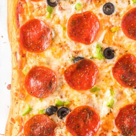 CRESCENT ROLL PIZZA