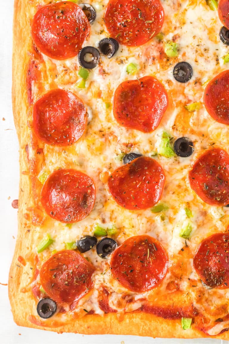 CRESCENT ROLL PIZZA