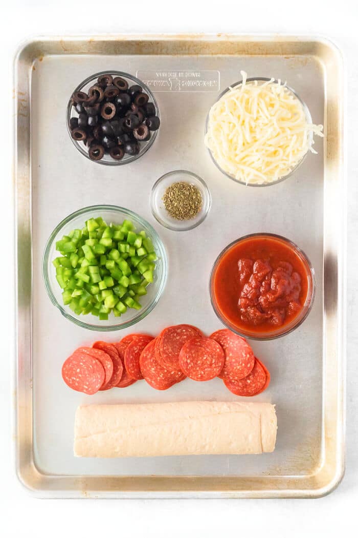 CRESCENT ROLL PIZZA INGREDIENTS
