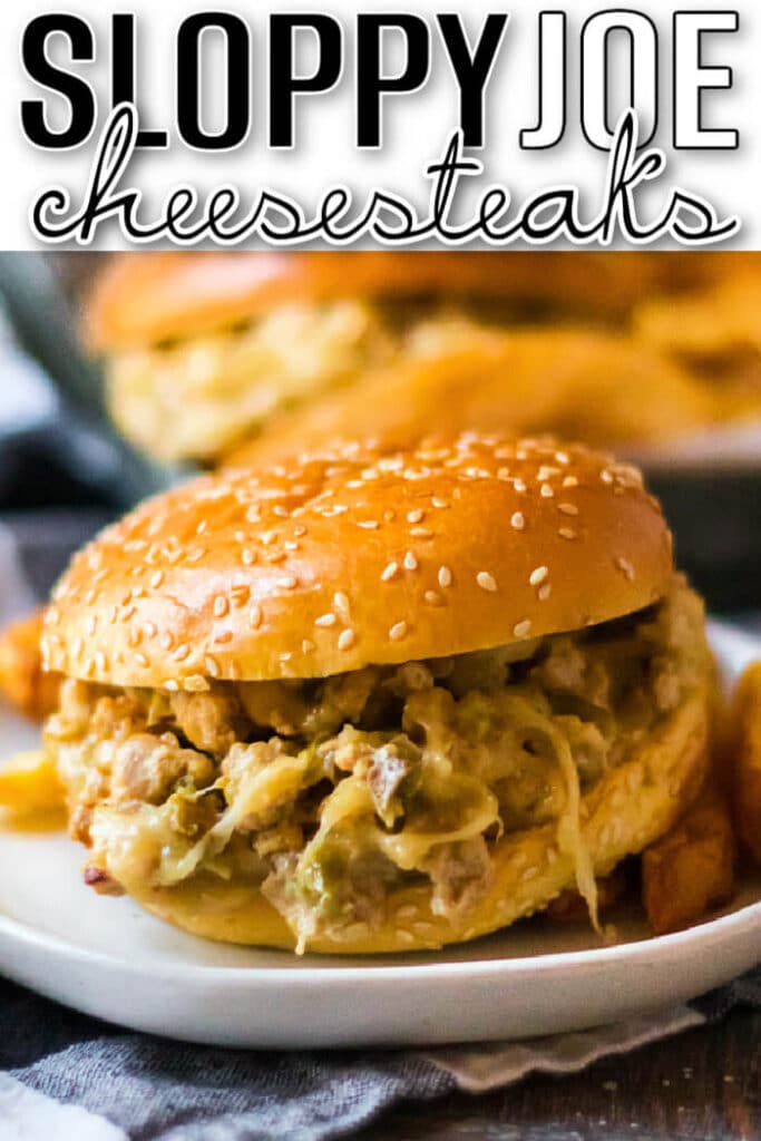 EASY CHEESESTEAK SLOPPY JOES