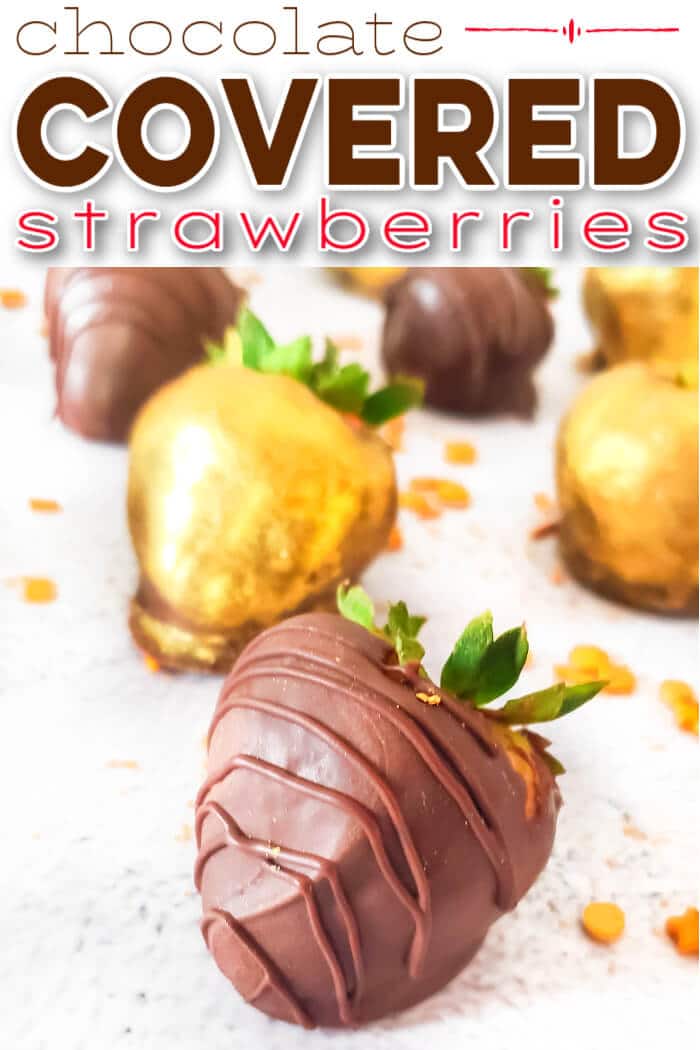 Chocolate covered strawberries are a sweet treat for any occasion and we make these extra special by adding a beautiful touch of gold dust! EASY CHOCOLATE COVERED STRAWBERRIES