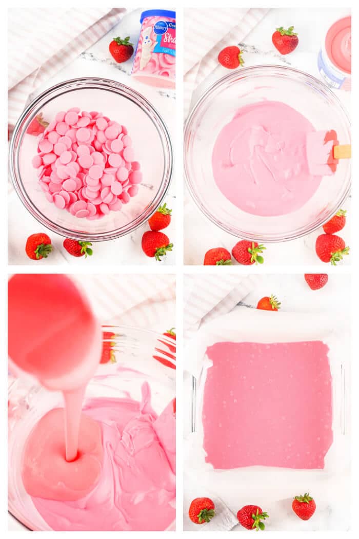 HOW TO MAKE STRAWBERRY FUDGE