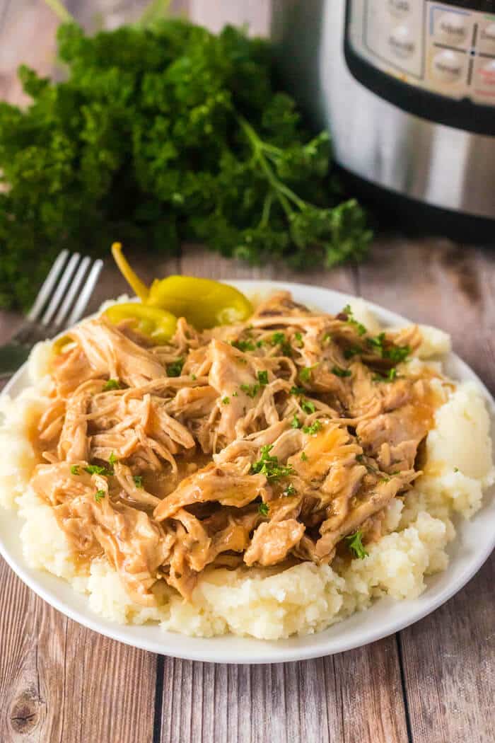Mississippi chicken is a simple and delicious one pot meal made with shredded chicken and a tangy savory gravy. MISSISSIPPI SHREDDED CHICKEN RECIPE