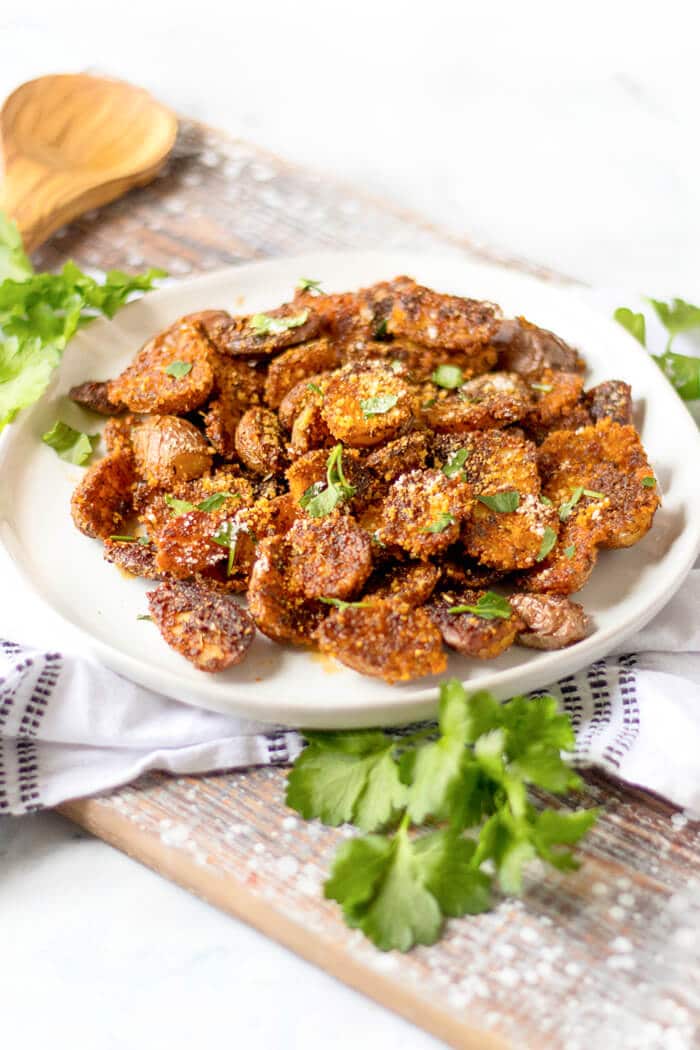 RECIPE FOR PARMESAN ROASTED POTATOES