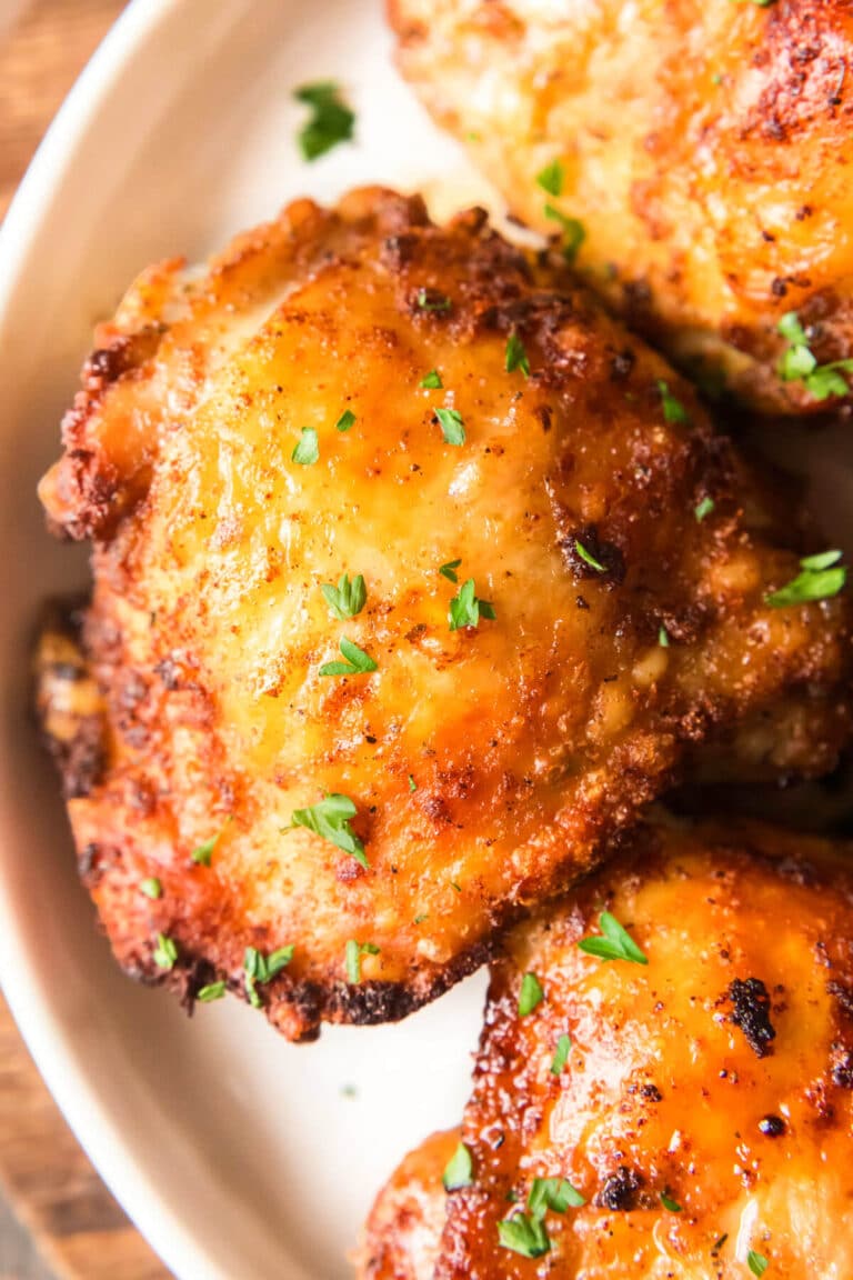 AIR FRYER CHICKEN THIGHS RECIPE