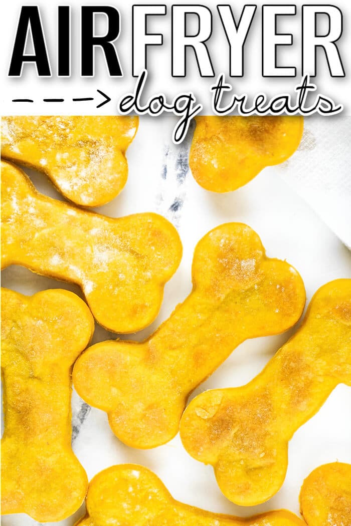 Air fryer dog treats are made with just 4 simple ingredients to give your dog an easy tasty snack anytime! BEST AIR FRYER DOG TREATS