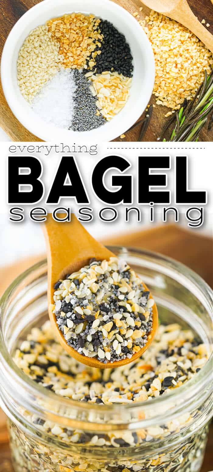 Everything bagel seasoning is a delicious seasoning blend to keep in your pantry for adding flavor to every meal (and snack!) of the day! BEST EVERYTHING BAGEL SEASONING