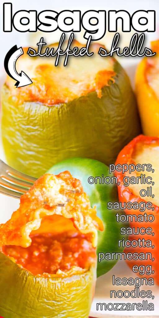 BEST LASAGNA STUFFED PEPPERS RECIPE