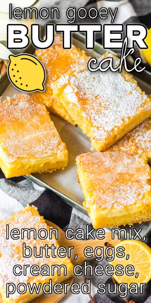 BEST LEMON GOOEY BUTTER CAKE RECIPE