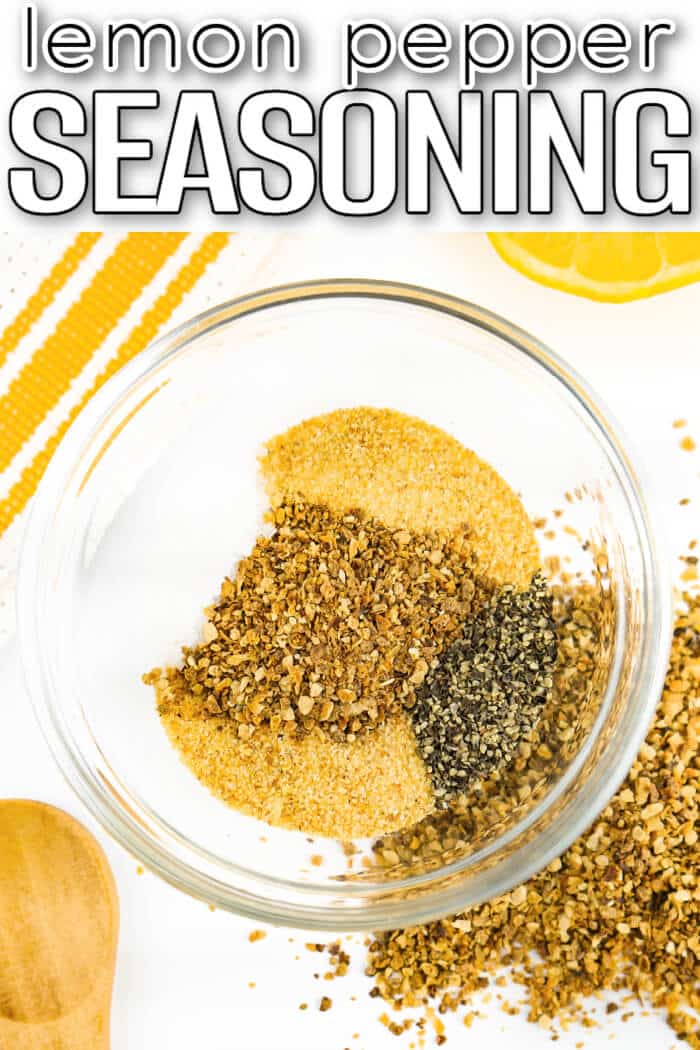Lemon pepper seasoning is a quick and easy homemade version of the fresh and zesty seasoning we all know and love! BEST LEMON PEPPER SEASONING