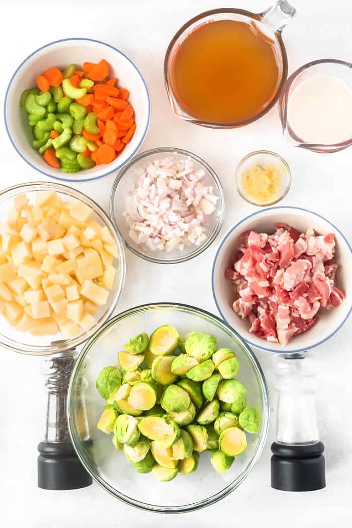 BRUSSELS SPROUTS SOUP INGREDIENTS