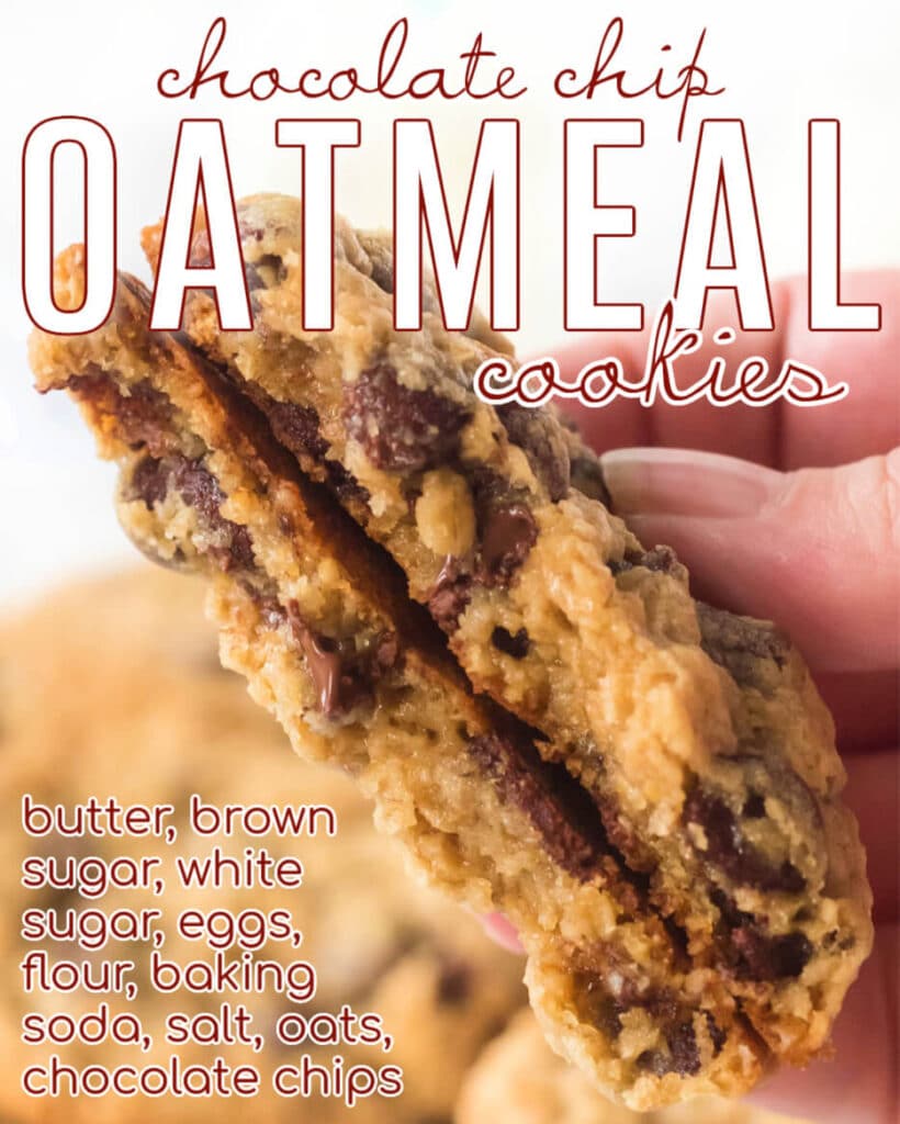 CHOCOLATE CHIP AND OATMEAL COOKIES 00