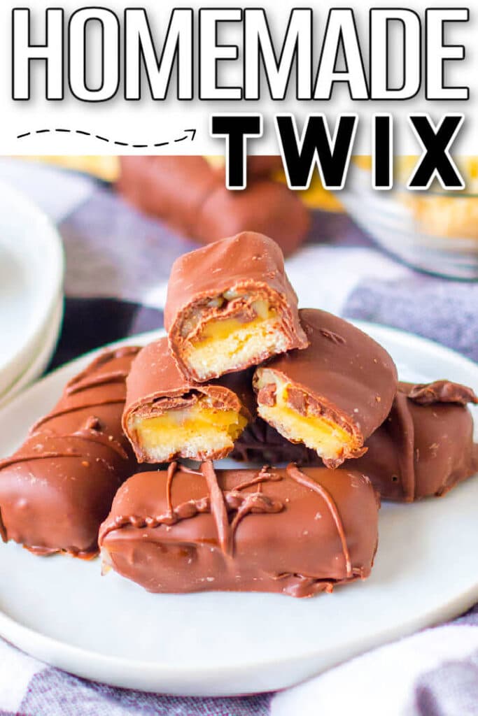 EASY HOMEMADE TWIX BARS