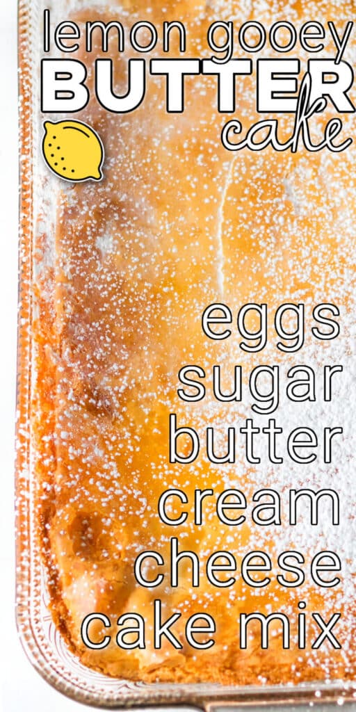 EASY LEMON GOOEY BUTTER CAKE RECIPE