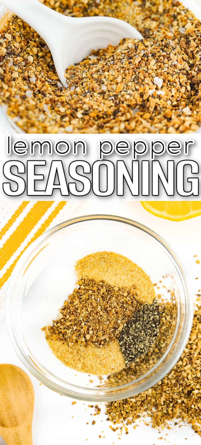Lemon pepper seasoning is a quick and easy homemade version of the fresh and zesty seasoning we all know and love! EASY LEMON PEPPER SEASONING