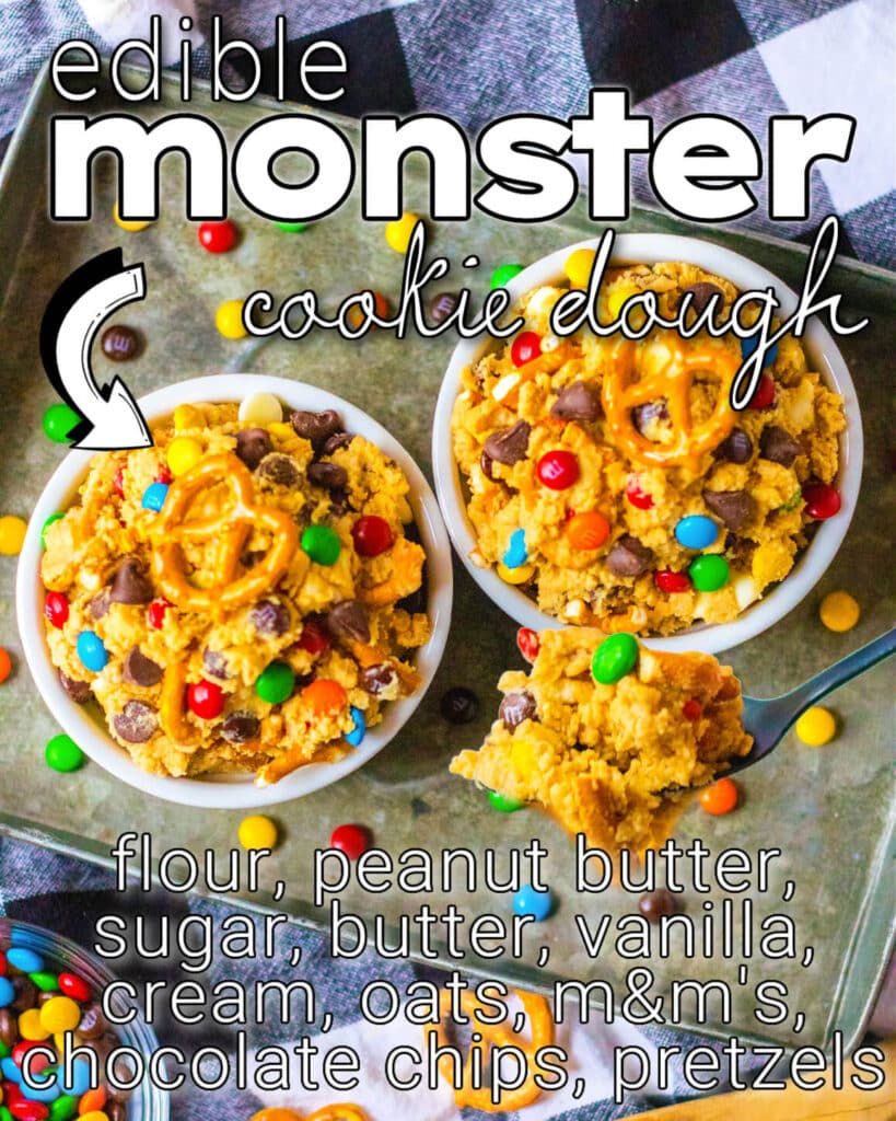 EDIBLE MONSTER COOKIE DOUGH
