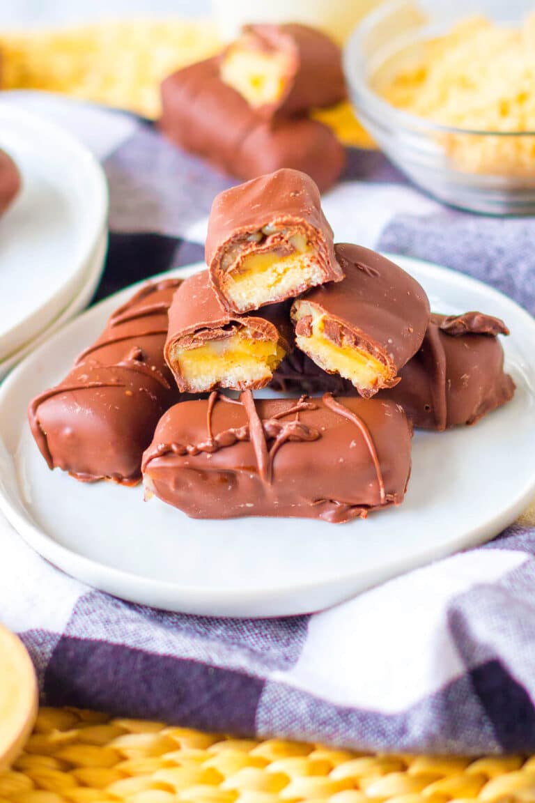 HOMEMADE TWIX BARS