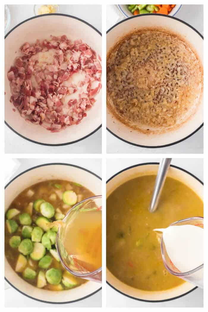 HOW TO MAKE BRUSSELS SPROUTS SOUP