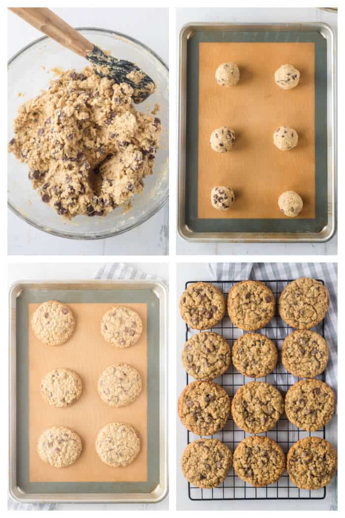 HOW TO MAKE CHOCOLATE CHIP AND OATMEAL COOKIES